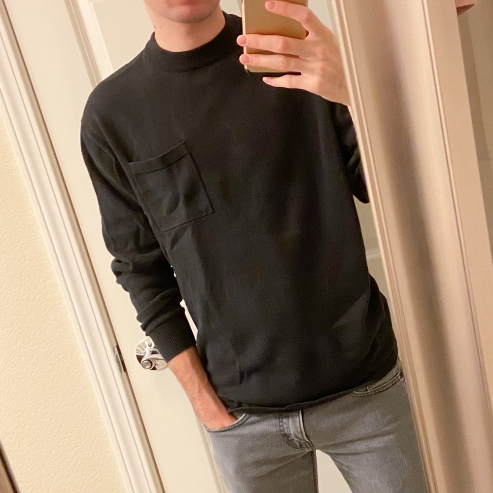 H&M black oversized sweater